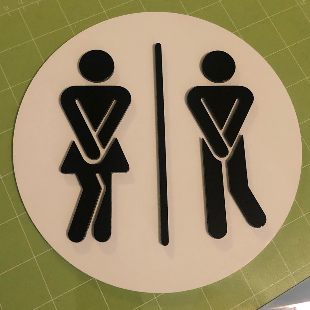 Funny Bathroom sign